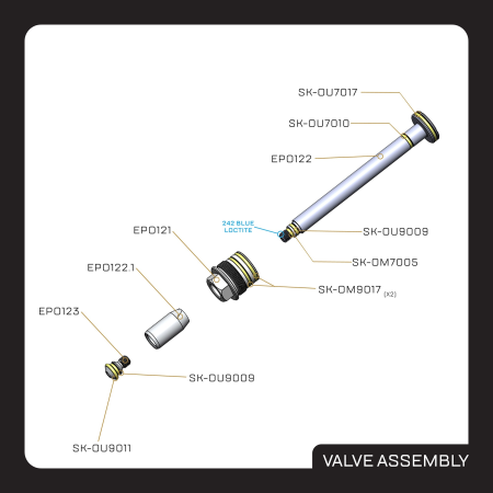 Main valve assembly diagram