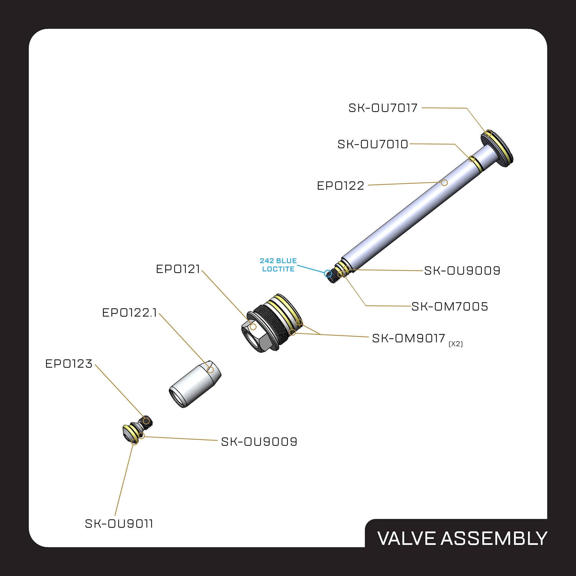 Main valve assembly diagram