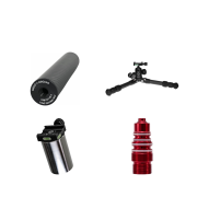 Shop Accessories tile SKOUT accessories: Whisper moderator, tripod, ARCA rail weight and regulator