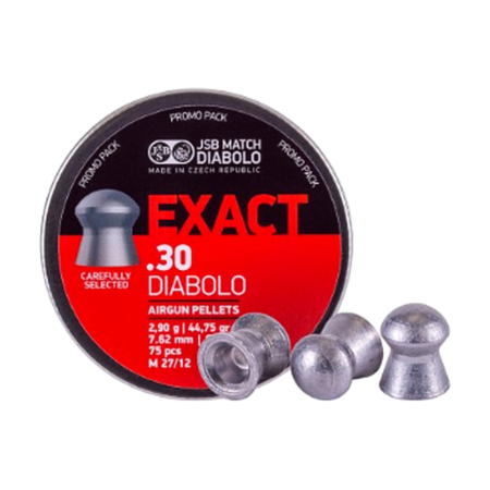 JSB Exact .30 caliber diabolo pellets, 44.75 grain
