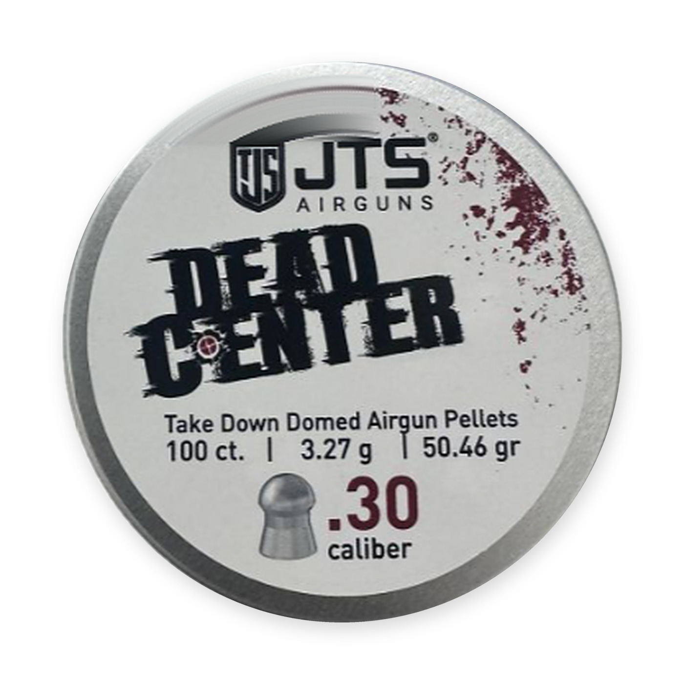 JTS Dead Center Domed Pellets .30 (50.46 gr) tin
