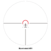 Sightron illuminated AR1 reticle