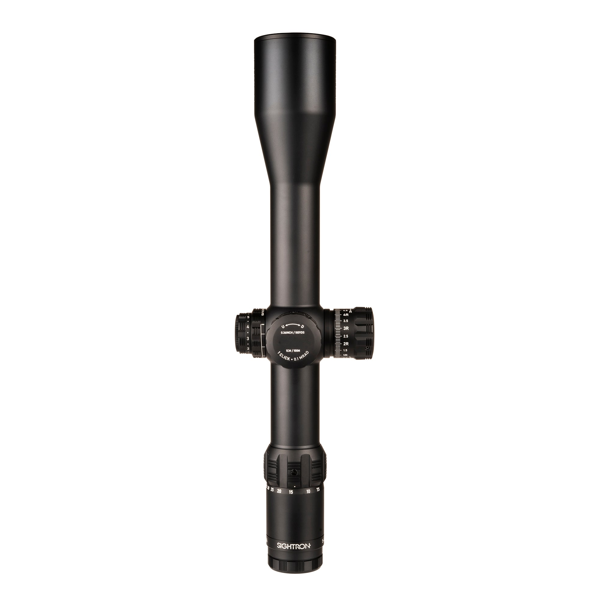 Sightron SVIII 5-40×56 riflescope, top view Sightron SVIII 5-40x56 riflescope, top view