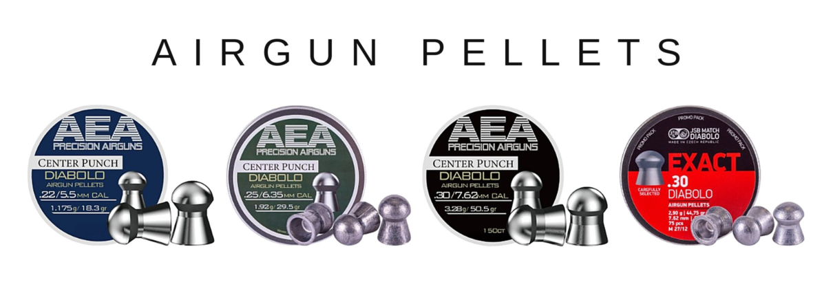 SKOUT Airguns – Airgun Pellets SKOUT Airguns - Airgun pellets: AEA Center Punch and JSB Exact tins